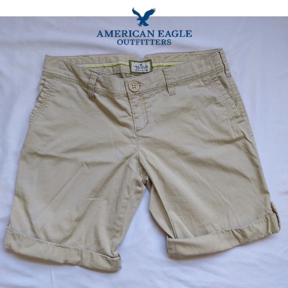 American Eagle Khaki Shorts
